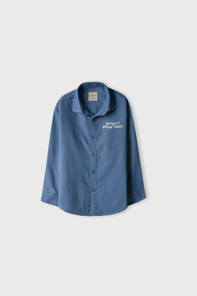 Boys Everyday Indigo Chambray Shirt