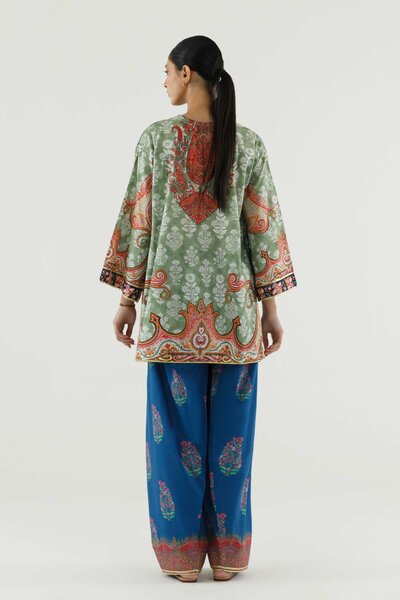 Stitched Printed Lawn Suit+ Shalwar