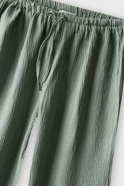 Sage Flow Wide-Leg Culottes