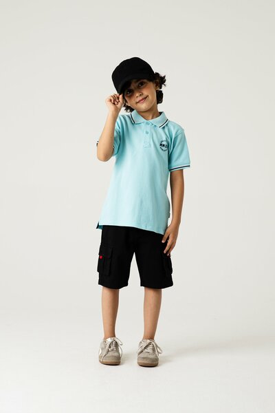 Boys MMXI Classic Mint Polo