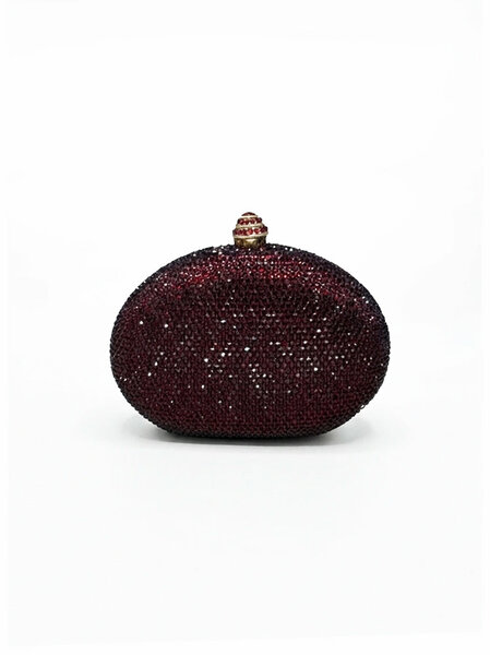 Oval Burgundy