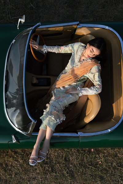 Unstitched Luxury Lawn Suit