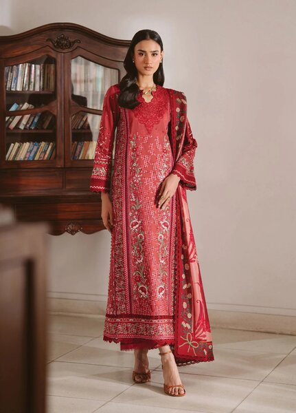 Serein by Ayzel Unstitched Embroidered Lawn 3 Piece Suit AAF26USL Valora - Eid Collection