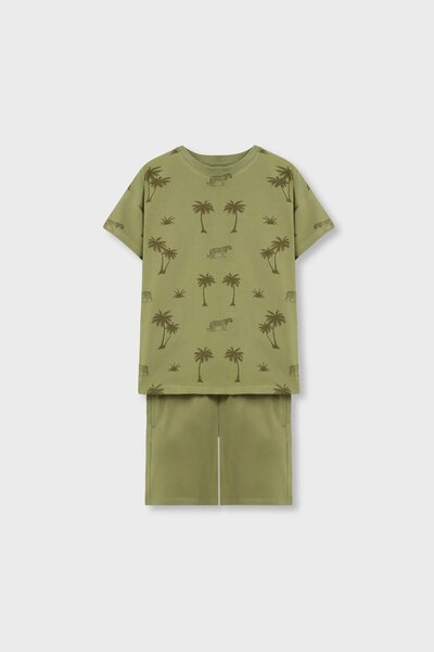 Olive Jungle Trek Co-ord Set