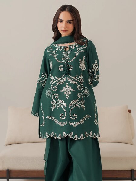 Nostalgia - 3 Pcs Embroidered Set