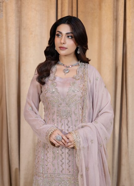 Daastan Raum by Sarb Unstitched Embroidered Chiffon 3 Piece Suit RS26UCD DCL-02 - Festive Collection