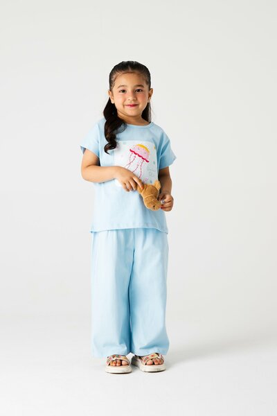 Girls Aqua Drift Co-ord Set