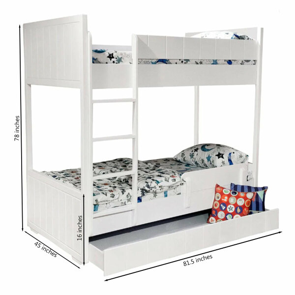 White house bunk bed