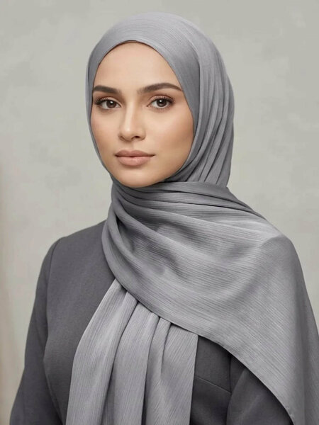 Hijabgallery - Luxury Crinkle Silk Hijab