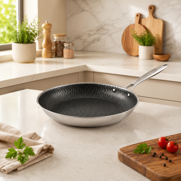 32 cm fry pan non stick | premium frying pan | kitchen cookware pan for eggs & frying