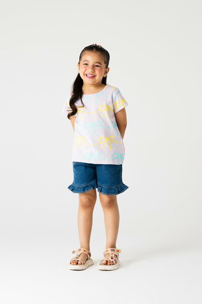 Girls Lilac Ribbon Lane T-shirt