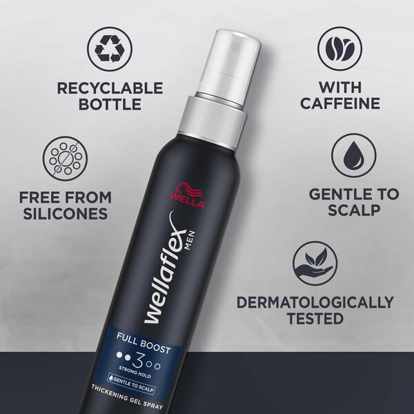 Wella - Wellaflex Men Thickening Gel Spray 150Ml