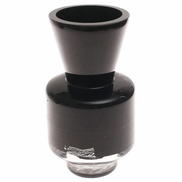 Black & White Pattern Glass Vase | Modern Home Décor Pakistan | Stylish Table Accent