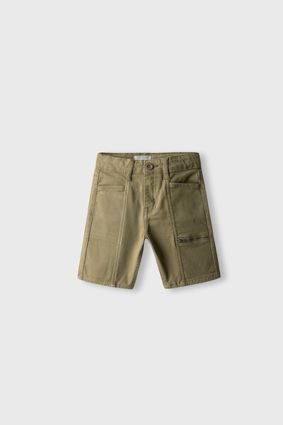 Boys Smart Khaki Twill Shorts