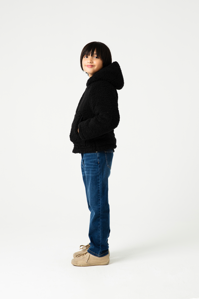 Black Alpine Sherpa Unisex Jacket