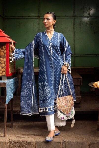 Unstitched Printed 2 Piece Lawn Suit