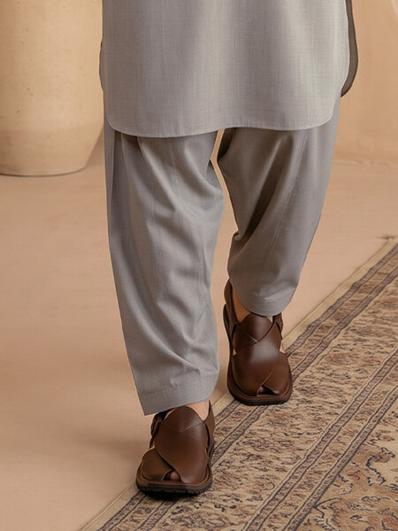Camel Designer Shalwar Kameez (SK-777)