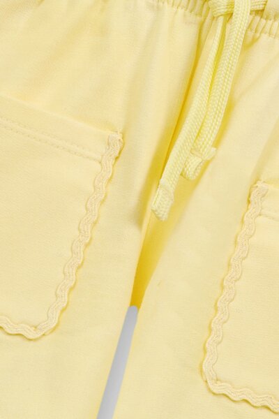 Buttery Lace-Trim Terry Shorts