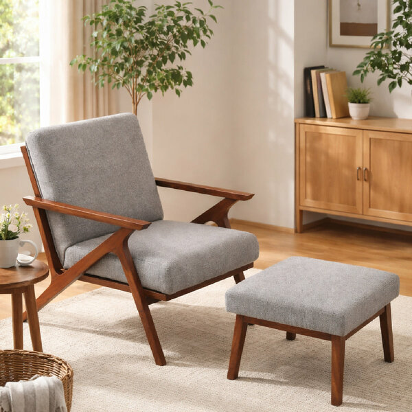 Nerra Chair with Stool