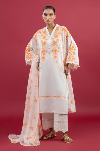 Stitched Printed Lawn Suit