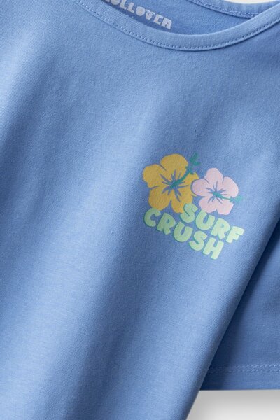 Girls Surf Bloom Drop Tee