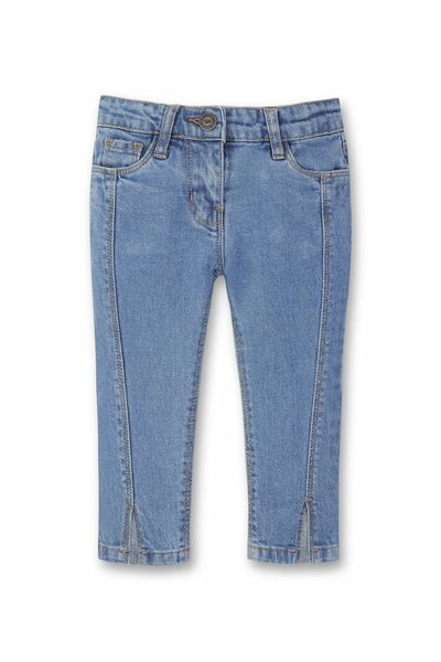 Girls Denim Slitted Jeans