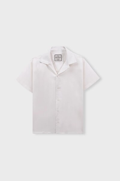 White Breeze Chambray Casual Shirt