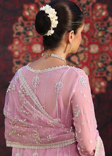 Roheenaz Embroidered Chiffon Suits Unstitched 4 Piece RNZ25AL RN-105 Naaz - Formals Collection