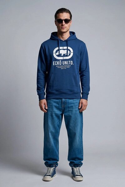 EU Men's Logo Pullover Hoodie