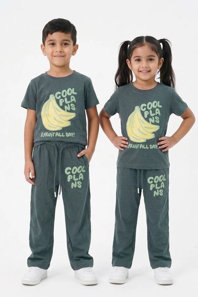 Tiny Teens Kid's Cool Plans Twin Set