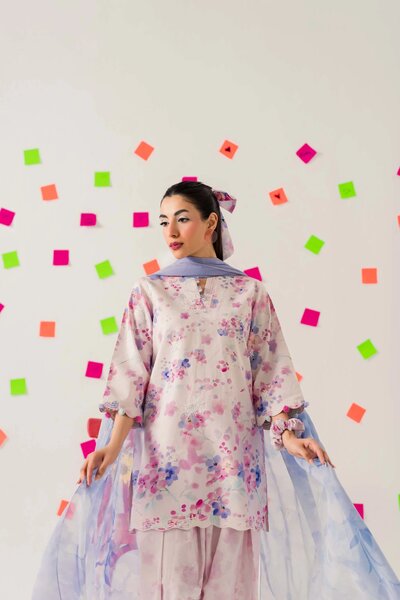 Azzura - 3Pc Printkari Suit