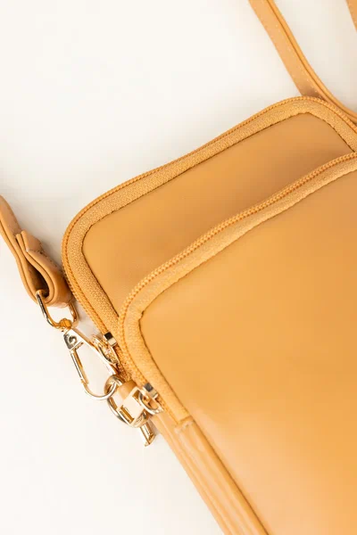 Yellow Cross Body Wallet