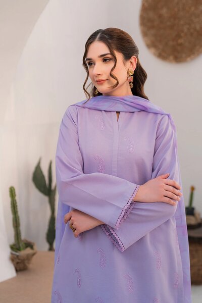 Ethereal - 2 Pc Embroidered