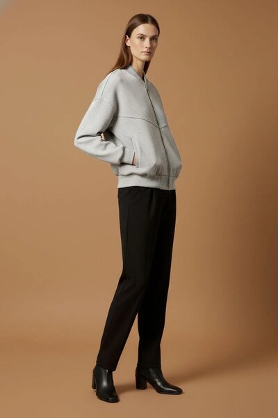 Max 21 Women's Boxy Bomber Jacket