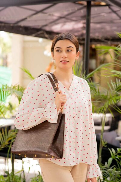 Crocodile Tote Choco