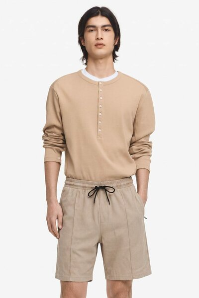 Jay Cee Men's Pleated Baggy Shorts