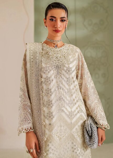 Xenia Formal Unstitched Luxury Chiffon Suits 3 Piece XE25FL Vareha - Formals Collection
