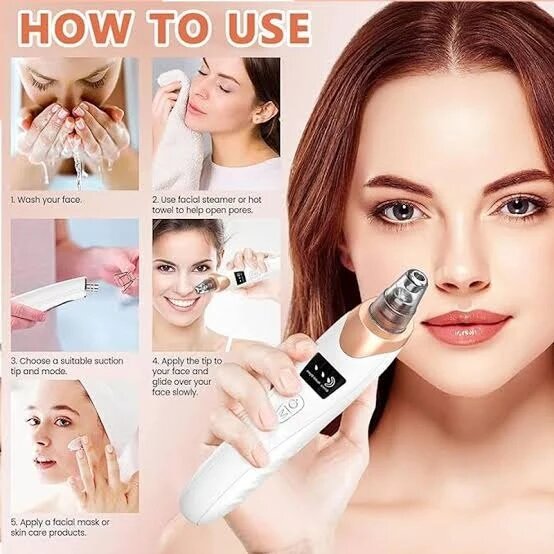 Home.Co - Rechargeable Pore Cleaner (Random Color)