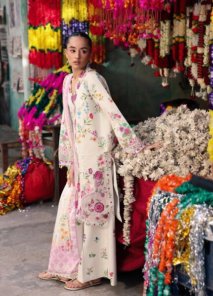 Nissa by RajBari Unstitched Embroidered Viscose 3 Piece Suit RB26UNV D-03 - Winter Collection