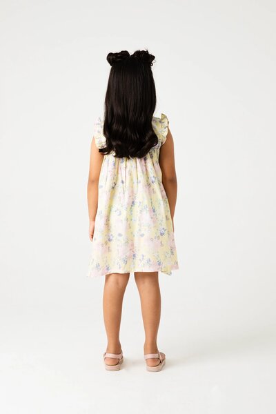 Lemon Bloom Cotton Dress