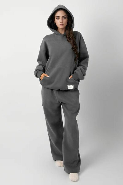 USQUARED Unisex Empower Oversized Open Bottom Sweat Pants