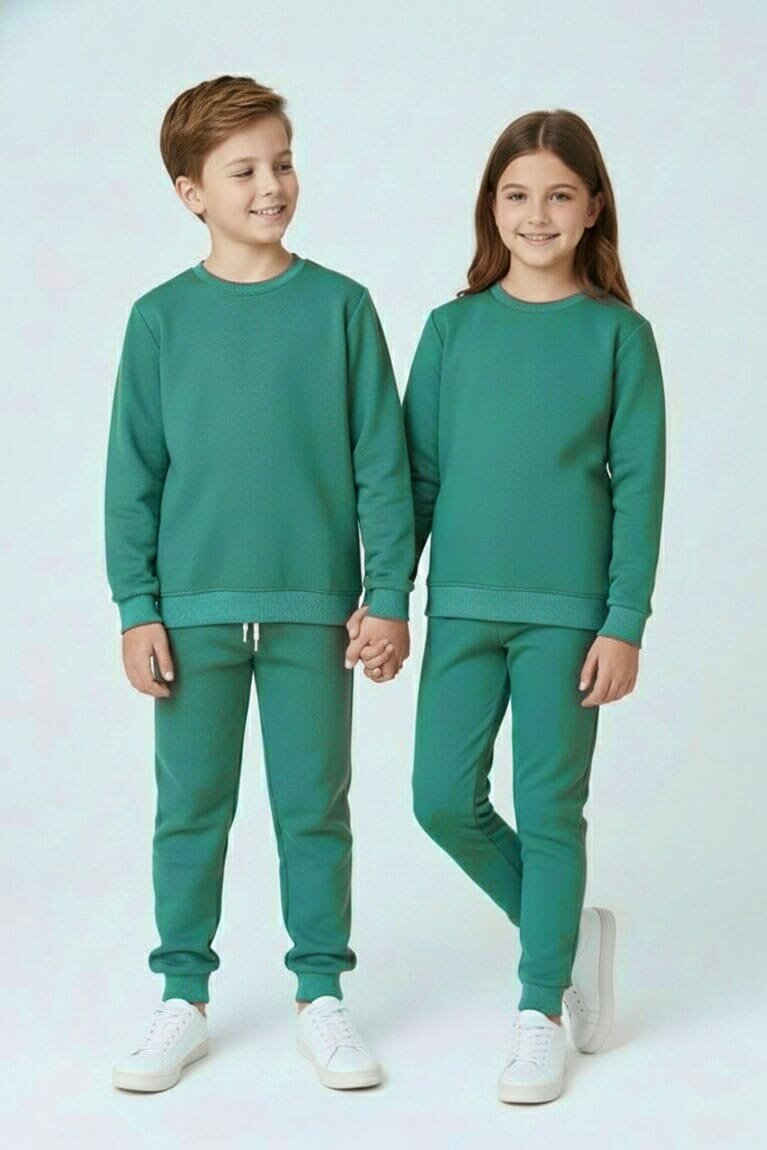 Tiny Teens Kid's Basic Fleece Twin Set