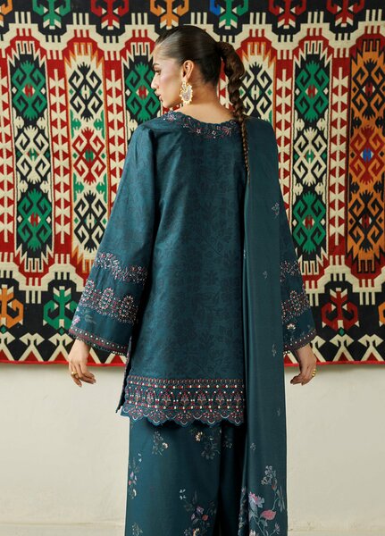 Pre Fall by Iznik Unstitched Embroidered Viscose Linen 3 Piece Suit IZ26UPVC IPF-21 - Casual Collection