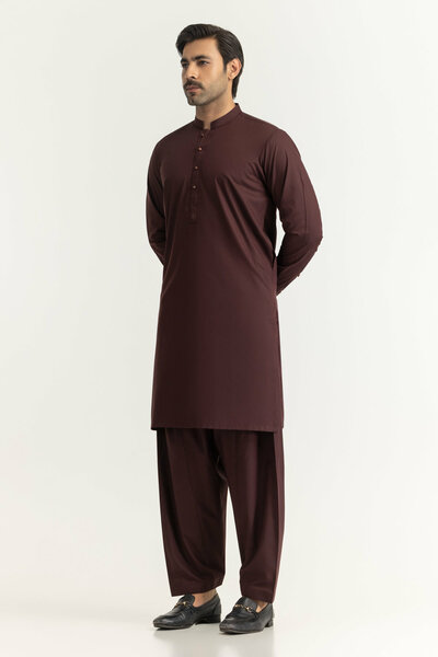 Regular Fit Embroidered Suits