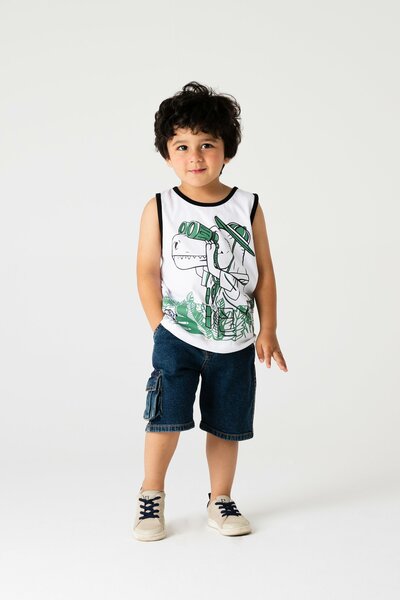 Boys Dino Discovery Tank Top