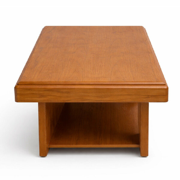 Elan Solid Wood Coffee Table with Open Shelf