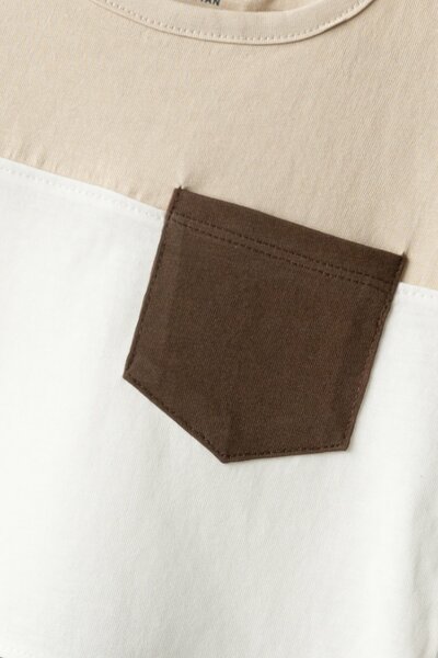 Boys Nude Blocks Tank Tops