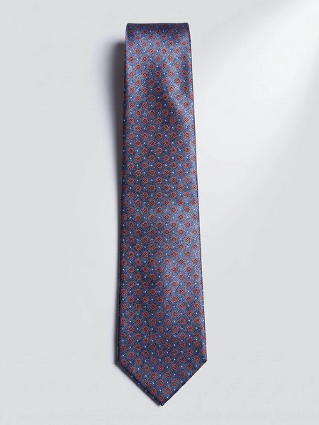 Navy Blue Designer Self Tie (TIE-1880)