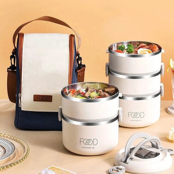 Home.Co - Insulated Lunch Box With Thermal Bag - 3L