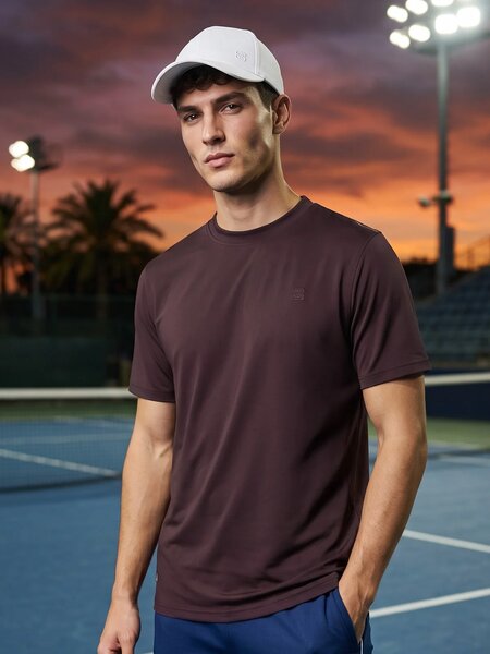 Maroon Performance T-Shirt (TEE-450)